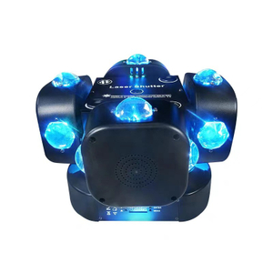 Four Head Rotating Laser Light Full Color Beam Stage Light FD-ML004